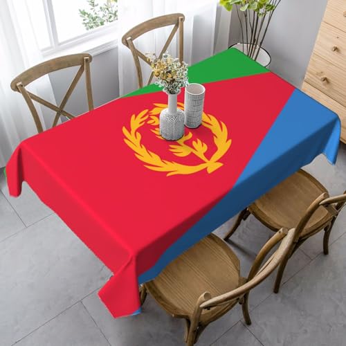 XZDLYY Weiche, rechteckige Tischdecke mit eritreischer Flagge, 89 x 140 cm, für Esszimmer, Party, Picknick, Hochzeit, Brunch oder Buffet XZDLYY Weiche, rechteckige Tischdecke mit eritreischer Flagge, 89 x 140 cm, für Esszimmer, Party, Picknick, Hochzeit, Brunch oder Buffet von XZDLYY