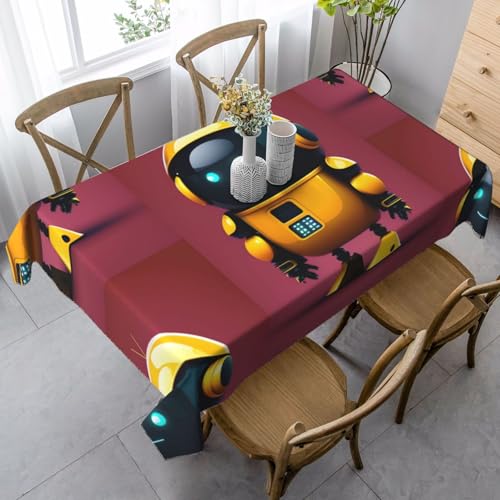 XZDLYY Weiche rechteckige Smart Robot Tischdecke, 89 x 140 cm, für Esszimmer, Party, Picknick, Hochzeit, Brunch Buffet, Dekoration XZDLYY Weiche rechteckige Smart Robot Tischdecke, 89 x 140 cm, für Esszimmer, Party, Picknick, Hochzeit, Brunch Buffet, Dekoration von XZDLYY
