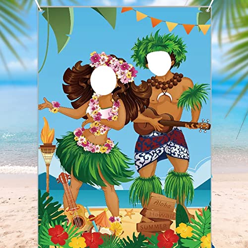 XZEIT Luau Party Dekoration Hawaii Fotohintergrund, Party Dekoration Hawaii Fotohintergrund Foto Banner, Hawaiisch Aloha Party Luau Paar Stütze Sommer Strand Tropisch Deko Party Beachparty (39in*59in) XZEIT Luau Party Dekoration Hawaii Fotohintergrund, Party Dekoration Hawaii Fotohintergrund Foto Banner, Hawaiisch Aloha Party Luau Paar Stütze Sommer Strand Tropisch Deko Party Beachparty (39in*59in) von XZEIT