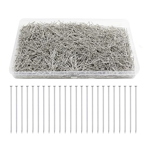 XZEIT Premium Stecknadeln Set - 3000 Stück feine Satin Pins aus Edelstahl für Nähen, Schmuckherstellung und Handwerk XZEIT Premium Stecknadeln Set - 3000 Stück feine Satin Pins aus Edelstahl für Nähen, Schmuckherstellung und Handwerk von XZEIT