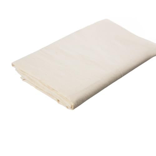 Leinwandstoff, Polyester-Baumwoll-Leinenstoff, 152,4 cm breit x 200,7 cm lang, für Kunst und Handwerk, Nähmaterial, Bekleidungstuch (152,4 x 200,7 cm) von XZJMY