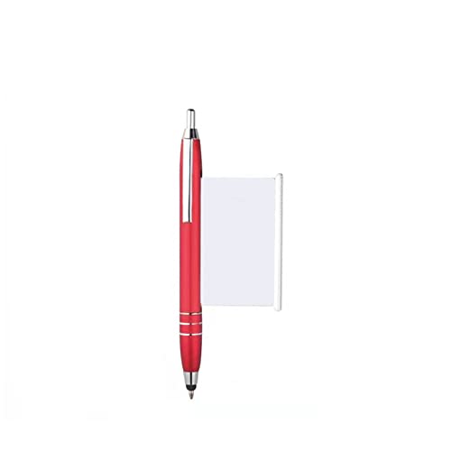 XZincer Kugelschreiber mit Spickzettel für Schule, Büro & Geschäft - Rot, 1ml Spitze, Metall, Abnehmbar, Taschenclip, 1 Stück XZincer Kugelschreiber mit Spickzettel für Schule, Büro & Geschäft - Rot, 1ml Spitze, Metall, Abnehmbar, Taschenclip, 1 Stück von XZincer
