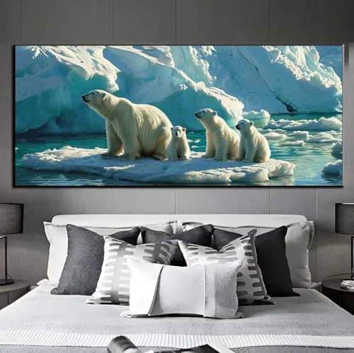 5D Diamond Painting Arktis Bär, Diamond Painting groß xxl 75 X 35 cm, Diamant Painting Bilder Cross Stickerei, Diamant Kunst Mosaik Full Drill Crystal, Kreativ Set für Wand Home Décor Gift q334 5D Diamond Painting Arktis Bär, Diamond Painting groß xxl 75 X 35 cm, Diamant Painting Bilder Cross Stickerei, Diamant Kunst Mosaik Full Drill Crystal, Kreativ Set für Wand Home Décor Gift q334 von Xaafeze