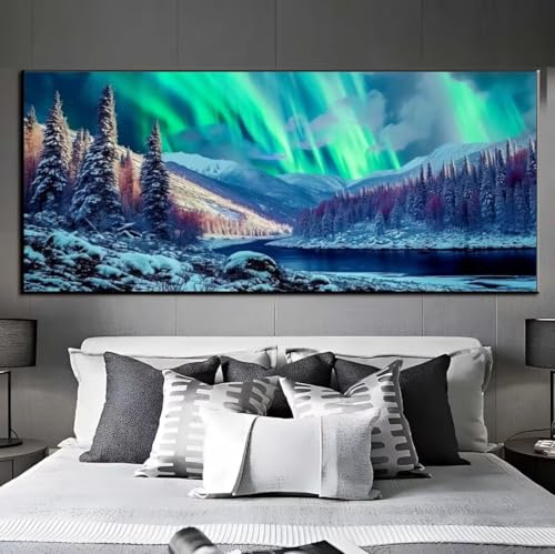 5D Diamond Painting Aurora Schnee, Diamond Painting groß xxl 195 X 95 cm, Diamant Painting Bilder Cross Stickerei, Diamant Kunst Mosaikherstellung Full Drill Crystal für Wand Home Décor Geschenk q339 5D Diamond Painting Aurora Schnee, Diamond Painting groß xxl 195 X 95 cm, Diamant Painting Bilder Cross Stickerei, Diamant Kunst Mosaikherstellung Full Drill Crystal für Wand Home Décor Geschenk q339 von Xaafeze