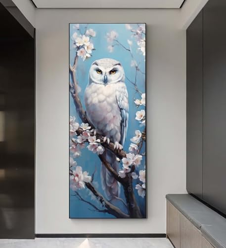 5D Diamond Painting Blumen Eule, Diamond Painting groß xxl 255 X 85 cm, Diamant Painting Bilder Cross Stickerei, DIY Diamant Kunst Mosaik Full Drill Crystal, Kreativ Set für Wand Home Décor q87 5D Diamond Painting Blumen Eule, Diamond Painting groß xxl 255 X 85 cm, Diamant Painting Bilder Cross Stickerei, DIY Diamant Kunst Mosaik Full Drill Crystal, Kreativ Set für Wand Home Décor q87 von Xaafeze