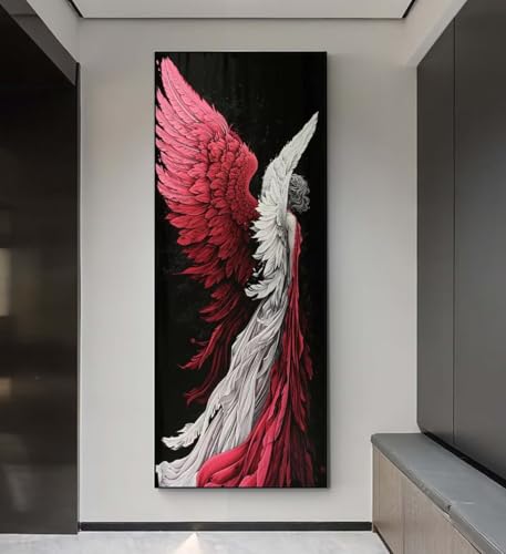 5D Diamond Painting Engel, Diamond Painting groß xxl 105 X 35 cm, Diamant Painting Bilder Cross Stickerei, Diamant Kunst Mosaik Full Drill Crystal, Kreativ Set für Wand Home Décor, Geschenk q204 5D Diamond Painting Engel, Diamond Painting groß xxl 105 X 35 cm, Diamant Painting Bilder Cross Stickerei, Diamant Kunst Mosaik Full Drill Crystal, Kreativ Set für Wand Home Décor, Geschenk q204 von Xaafeze