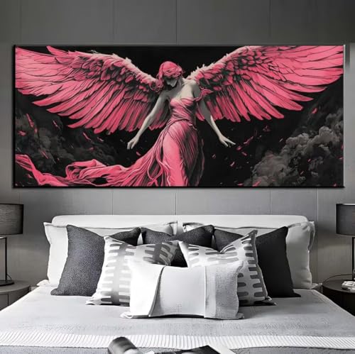 5D Diamond Painting Engel Dame, Diamond Painting groß xxl 135 X 65 cm, Diamant Painting Bilder Cross Stickerei, DIY Diamant Kunst Mosaik Full Drill Crystal, Kreativ Set für Wand Home Décor q263 von Xaafeze