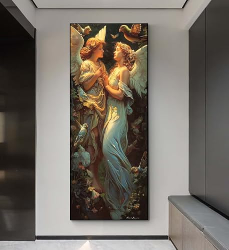 5D Diamond Painting Engel Mädchen, Diamond Painting groß xxl 285 X 95 cm, Diamant Painting Bilder Cross Stickerei, Diamant Kunst Mosaikherstellung Full Drill Crystal für Wand Home Décor, Geschenk q14 5D Diamond Painting Engel Mädchen, Diamond Painting groß xxl 285 X 95 cm, Diamant Painting Bilder Cross Stickerei, Diamant Kunst Mosaikherstellung Full Drill Crystal für Wand Home Décor, Geschenk q14 von Xaafeze