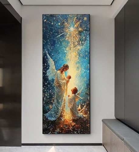 5D Diamond Painting Engel Mutter, Diamond Painting groß xxl 255 X 85 cm, Diamant Painting Bilder Cross Stickerei, DIY Diamant Kunst Mosaik Full Drill Crystal, Kreativ Set für Wand Home Décor q73 5D Diamond Painting Engel Mutter, Diamond Painting groß xxl 255 X 85 cm, Diamant Painting Bilder Cross Stickerei, DIY Diamant Kunst Mosaik Full Drill Crystal, Kreativ Set für Wand Home Décor q73 von Xaafeze