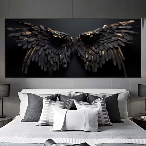 5D Diamond Painting Flügel Federn, Diamond Painting groß xxl 75 X 35 cm, Diamant Painting Bilder Cross Stickerei, Diamant Kunst Mosaikherstellung Full Drill Crystal für Wand Home Décor, Geschenk q318 5D Diamond Painting Flügel Federn, Diamond Painting groß xxl 75 X 35 cm, Diamant Painting Bilder Cross Stickerei, Diamant Kunst Mosaikherstellung Full Drill Crystal für Wand Home Décor, Geschenk q318 von Xaafeze