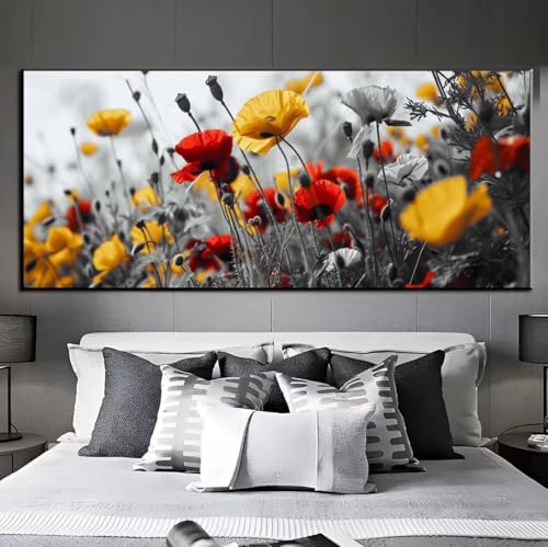 5D Diamond Painting Mohnblume, Diamond Painting groß xxl 55 X 25 cm, Diamant Painting Bilder Cross Stickerei, Diamant Kunst Mosaik Full Drill Crystal, Kreativ Set für Wand Home Décor, Geschenk q292 5D Diamond Painting Mohnblume, Diamond Painting groß xxl 55 X 25 cm, Diamant Painting Bilder Cross Stickerei, Diamant Kunst Mosaik Full Drill Crystal, Kreativ Set für Wand Home Décor, Geschenk q292 von Xaafeze