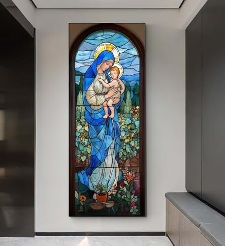 5D Diamond Painting Mutter Heilig, Diamond Painting groß xxl 255 X 85 cm, Diamant Painting Bilder Cross Stickerei, DIY Diamant Kunst Mosaik Full Drill Crystal, Kreativ Set für Wand Home Décor q5 5D Diamond Painting Mutter Heilig, Diamond Painting groß xxl 255 X 85 cm, Diamant Painting Bilder Cross Stickerei, DIY Diamant Kunst Mosaik Full Drill Crystal, Kreativ Set für Wand Home Décor q5 von Xaafeze