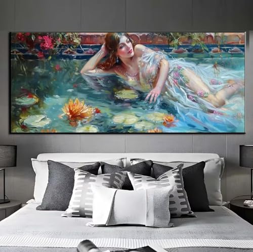 5D Diamond Painting Teich Dame, Diamond Painting groß xxl 195 X 95 cm, Diamant Painting Bilder Cross Stickerei, DIY Diamant Kunst Mosaik Full Drill Crystal, Kreativ Set für Wand Home Décor q295 5D Diamond Painting Teich Dame, Diamond Painting groß xxl 195 X 95 cm, Diamant Painting Bilder Cross Stickerei, DIY Diamant Kunst Mosaik Full Drill Crystal, Kreativ Set für Wand Home Décor q295 von Xaafeze