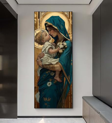 5D Diamond Painting Unsere Dame, Diamond Painting groß xxl 255 X 85 cm, Diamant Painting Bilder Cross Stickerei, DIY Diamant Kunst Mosaik Full Drill Crystal, Kreativ Set für Wand Home Décor q40 5D Diamond Painting Unsere Dame, Diamond Painting groß xxl 255 X 85 cm, Diamant Painting Bilder Cross Stickerei, DIY Diamant Kunst Mosaik Full Drill Crystal, Kreativ Set für Wand Home Décor q40 von Xaafeze