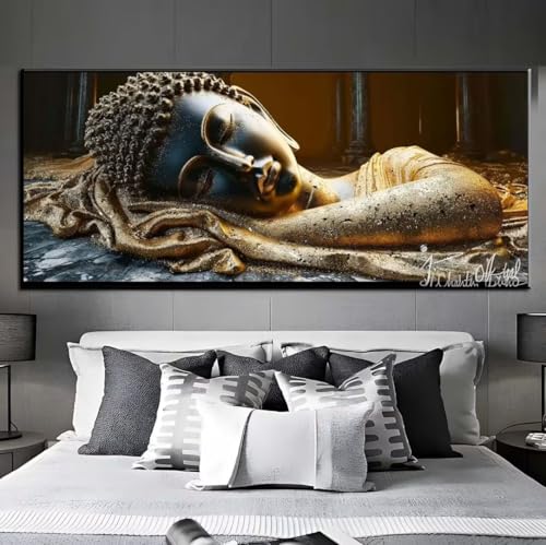 5D Diamond Painting Zen Buddha, Diamond Painting groß xxl 135 X 65 cm, Diamant Painting Bilder Cross Stickerei, DIY Diamant Kunst Mosaik Full Drill Crystal, Kreativ Set für Wand Home Décor q273 5D Diamond Painting Zen Buddha, Diamond Painting groß xxl 135 X 65 cm, Diamant Painting Bilder Cross Stickerei, DIY Diamant Kunst Mosaik Full Drill Crystal, Kreativ Set für Wand Home Décor q273 von Xaafeze