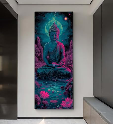 5D Diamond Painting Zen Mond, Diamond Painting groß xxl 285 X 95 cm, Diamant Painting Bilder Cross Stickerei, Diamant Kunst Mosaik Full Drill Crystal, Kreativ Set für Wand Home Décor, Geschenk q6 5D Diamond Painting Zen Mond, Diamond Painting groß xxl 285 X 95 cm, Diamant Painting Bilder Cross Stickerei, Diamant Kunst Mosaik Full Drill Crystal, Kreativ Set für Wand Home Décor, Geschenk q6 von Xaafeze