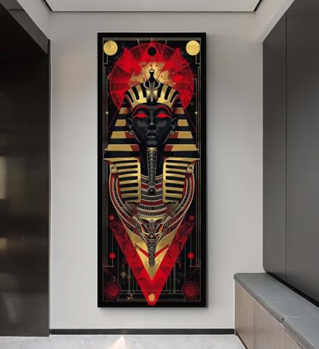 Diamond Painting Ägypten Mythologie Diamond Painting Erwachsene, 5D Diamant Painting Bilder Crystal Embroidery,Daiments Painting Basteln Erwachsene,Diamant Painting Artdot für Wand Décor 25x55 cm q122 von Xaafeze