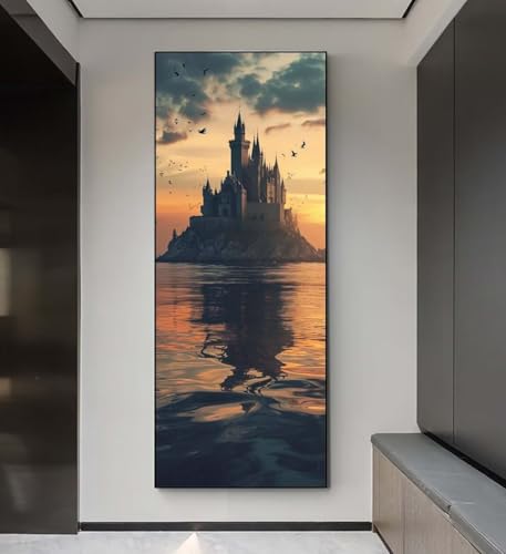 Diamond Painting Burg Landschaft Diamond Painting Erwachsene, 5D Diamant Painting Bilder Embroidery, Daiments Painting Basteln Erwachsene, DIY Diamant Painting Artdot für Wand Décor 75x225 cm q101 Diamond Painting Burg Landschaft Diamond Painting Erwachsene, 5D Diamant Painting Bilder Embroidery, Daiments Painting Basteln Erwachsene, DIY Diamant Painting Artdot für Wand Décor 75x225 cm q101 von Xaafeze