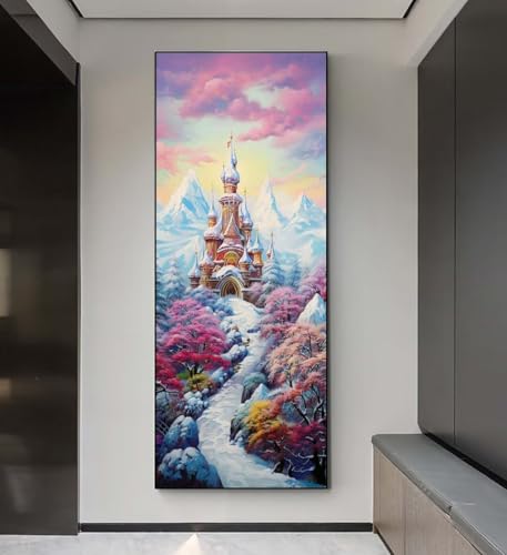 Diamond Painting Burg Landschaft Diamond Painting Erwachsene, 5D Diamant Painting Bilder Embroidery, Daiments Painting Basteln Erwachsene, DIY Diamant Painting Artdot für Wand Décor 95x285 cm q11 Diamond Painting Burg Landschaft Diamond Painting Erwachsene, 5D Diamant Painting Bilder Embroidery, Daiments Painting Basteln Erwachsene, DIY Diamant Painting Artdot für Wand Décor 95x285 cm q11 von Xaafeze