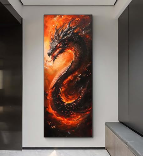 Diamond Painting Drachenflamme Diamond Painting Erwachsene, 5D Diamant Painting Bilder Crystal Embroidery,Daiments Painting Basteln Erwachsene,DIY Diamant Painting Artdot für Wand Décor 85x255 cm q107 Diamond Painting Drachenflamme Diamond Painting Erwachsene, 5D Diamant Painting Bilder Crystal Embroidery,Daiments Painting Basteln Erwachsene,DIY Diamant Painting Artdot für Wand Décor 85x255 cm q107 von Xaafeze