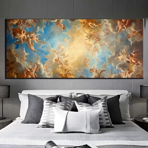 Diamond Painting Engel Himmel Diamond Painting Erwachsene, 5D Diamant Painting Bilder Crystal Embroidery, Daiments Painting Basteln Erwachsene,DIY Diamant Painting Artdot für Wand Décor 55x115 cm q421 von Xaafeze