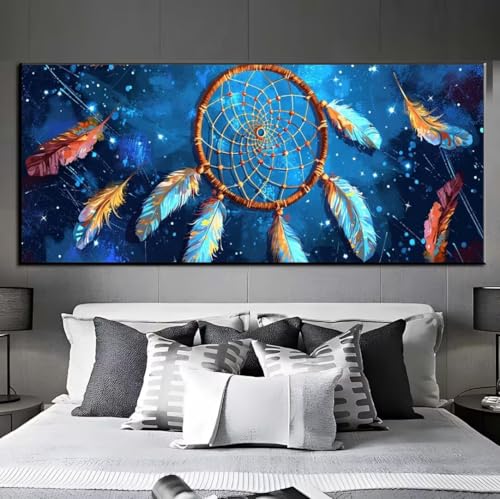 Diamond Painting Federn Traumfänger,Diamond Painting groß xxl 30 X 90 cm,Diamant Painting Bilder Cross Stickerei,Diamond-Painting Mosaikherstellung Full Drill Crystal für Wand Home Décor,Gifts q426 Diamond Painting Federn Traumfänger,Diamond Painting groß xxl 30 X 90 cm,Diamant Painting Bilder Cross Stickerei,Diamond-Painting Mosaikherstellung Full Drill Crystal für Wand Home Décor,Gifts q426 von Xaafeze