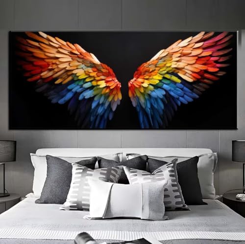 Diamond Painting Flügel Engel Diamond Painting Erwachsene, 5D Diamant Painting Bilder Crystal Embroidery, Daiments Painting Basteln Erwachsene, DIY Diamant Painting Artdot für Wand Décor 25x55 cm q445 von Xaafeze