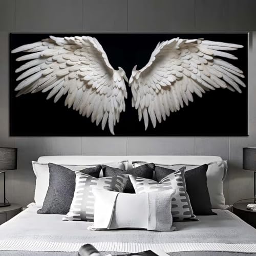 Diamond Painting Flügel Engel Erwachsene, 5D Diamant Bilder Crystal Embroidery, Artdot DIY Basteln für Wand Décor 30x60cm q458 von Xaafeze