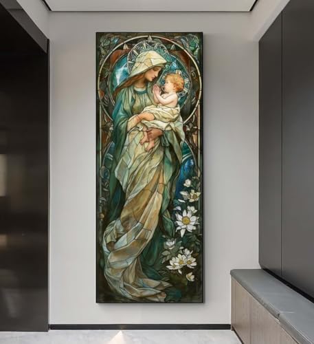 Diamond Painting Heilige Mutter Heilig Diamond Painting Erwachsene, 5D Diamant Painting Bilder Crystal Embroidery,Daiments Painting Basteln Erwachsene,Diamant Painting Artdot, Wand Décor 85x255 cm q31 Diamond Painting Heilige Mutter Heilig Diamond Painting Erwachsene, 5D Diamant Painting Bilder Crystal Embroidery,Daiments Painting Basteln Erwachsene,Diamant Painting Artdot, Wand Décor 85x255 cm q31 von Xaafeze