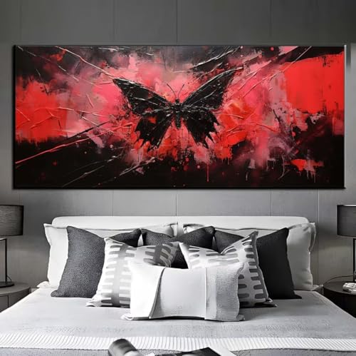 Diamond Painting Schmetterling Diamond Painting Erwachsene, 5D Diamant Painting Bilder Crystal Embroidery,Daiments Painting Basteln Erwachsene,DIY Diamant Painting Artdot für Wand Décor 45x95 cm q409 von Xaafeze