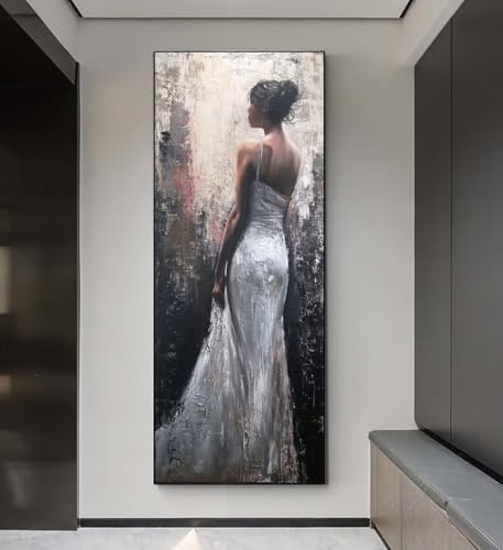 Diamond Painting Schöne Frau Diamond Painting Erwachsene, 5D Diamant Painting Bilder Crystal Embroidery, Daiments Painting Basteln Erwachsene, DIY Diamant Painting Artdot für Wand Décor 85x175 cm q152 von Xaafeze