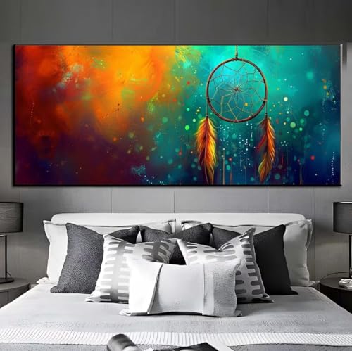 Diamond Painting Traumfänger Diamond Painting Erwachsene, 5D Diamant Painting Bilder Crystal Embroidery, Daiments Painting Basteln Erwachsene, DIY Diamant Painting Artdot für Wand Décor 35x75 cm q447 von Xaafeze