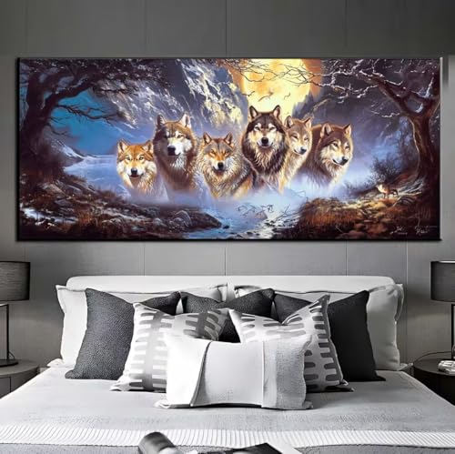 Diamond Painting Wolf Mond Diamond Painting Erwachsene, 5D Diamant Painting Bilder Crystal Embroidery, Daiments Painting Basteln Erwachsene, DIY Diamant Painting Artdot für Wand Décor 55x115 cm q480 Diamond Painting Wolf Mond Diamond Painting Erwachsene, 5D Diamant Painting Bilder Crystal Embroidery, Daiments Painting Basteln Erwachsene, DIY Diamant Painting Artdot für Wand Décor 55x115 cm q480 von Xaafeze