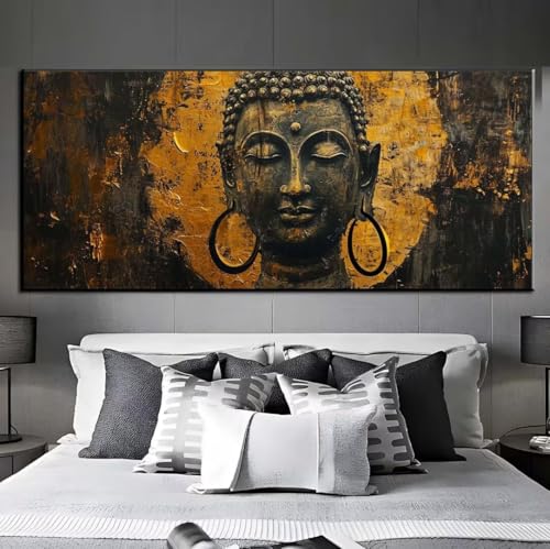 Diamond Painting Zen Buddha Diamond Painting Erwachsene, 5D Diamant Painting Bilder Crystal Embroidery, Daiments Painting Basteln Erwachsene, DIY Diamant Painting Artdot für Wand Décor 35x75 cm q433 von Xaafeze