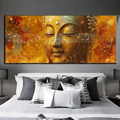 Diamond Painting Zen Buddha Diamond Painting Erwachsene, 5D Diamant Painting Bilder Crystal Embroidery, Daiments Painting Basteln Erwachsene, DIY Diamant Painting Artdot für Wand Décor 85x175 cm q435 von Xaafeze