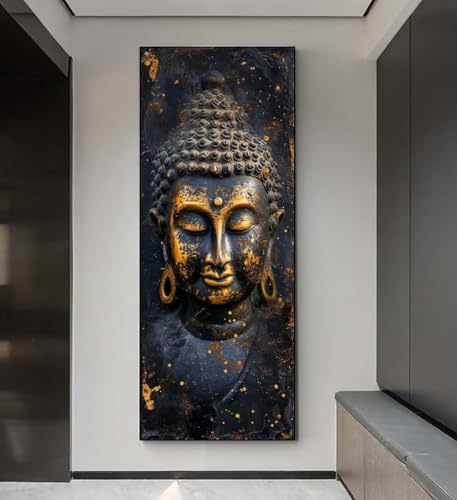 Diamond Painting Zen Diamond Painting Erwachsene, 5D Diamant Painting Bilder Crystal Embroidery, Daiments Painting Basteln Erwachsene, DIY Diamant Painting Artdot für Wand Décor Geschenk 25x55 cm q114 von Xaafeze