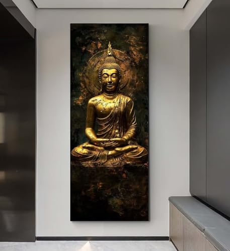 Diamond Painting Zen Heilig Diamond Painting Erwachsene, 5D Diamant Painting Bilder Crystal Embroidery, Daiments Painting Basteln Erwachsene, DIY Diamant Painting Artdot für Wand Décor 55x115 cm q150 von Xaafeze