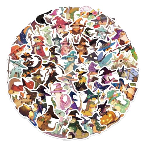 50 Stück Eidechse Gecko Hexe Aufkleber Magische Halloween Zauberer Reptilien DIY Aufkleber Scrapbooking Handy Gepäck Wasserdicht Aufkleber 50 Stück Eidechse Gecko Hexe Aufkleber Magische Halloween Zauberer Reptilien DIY Aufkleber Scrapbooking Handy Gepäck Wasserdicht Aufkleber von Xailry