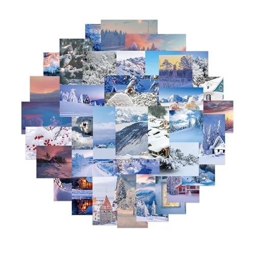 50 Stück Winter schneebedeckte Landschaft Graffiti Aufkleber Ästhetische Telefon Laptop Scrapbook Tagebuch Niedlicher Aufkleber Aufkleber für Kinder 50 Stück Winter schneebedeckte Landschaft Graffiti Aufkleber Ästhetische Telefon Laptop Scrapbook Tagebuch Niedlicher Aufkleber Aufkleber für Kinder von Xailry