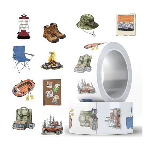 500 Stück Cartoon Outdoor Camping Happer Camper Graffiti Aufkleber DIY Laptop Handy Rolle Kinder Dekorative Spielzeug Versiegelung Aufkleber Etiketten 500 Stück Cartoon Outdoor Camping Happer Camper Graffiti Aufkleber DIY Laptop Handy Rolle Kinder Dekorative Spielzeug Versiegelung Aufkleber Etiketten von Xailry