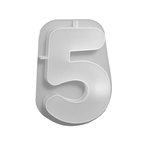 0-9 Zahlen Form Silikonform Schokoladenkerzenhalter Formen Für Kuchen Party Dekoration Kristall Epoxidharz Form Teelight Votivform von Xanorrg