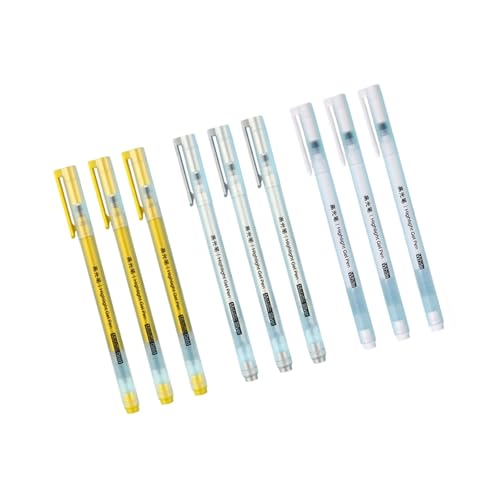 1 Set Schnelltrocknentrockner Metall Gel Stifte Gold Silber Weiß Für Künstler Schwarzpapierzeichnungskarten Design & Illustrationen von Xanorrg