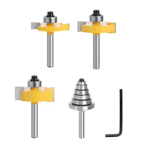 4 Piece Carbides Router Bit Für Anpassbare Kanten Reibungslos Schneiden Und Nicht Einfach Die Routungen Ein Verstellbares Holzbearbeitungsrouter Bit Brechen 4 Piece Carbides Router Bit Für Anpassbare Kanten Reibungslos Schneiden Und Nicht Einfach Die Routungen Ein Verstellbares Holzbearbeitungsrouter Bit Brechen von Xanorrg