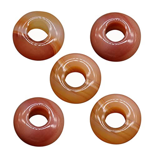 5pcs Großes Loch Rund Perlen Naturstein Für Schmuck Schmuck Der Mehrfarbige Accessoires Großes Loch Masse Erwachsene Erzeugen 5pcs Großes Loch Rund Perlen Naturstein Für Schmuck Schmuck Der Mehrfarbige Accessoires Großes Loch Masse Erwachsene Erzeugen von Xanorrg