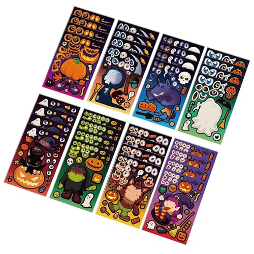 8/16/24/32x Halloween Labels Aufkleber Selbstkleber Fensteraufkleber 8/16/24/32x Halloween Labels Aufkleber Selbstkleber Fensteraufkleber von Xanorrg