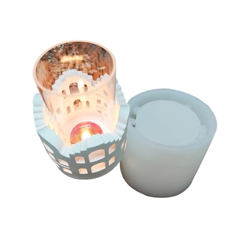 Anpassbare Hausdesigns Kerzenschimmel In Robustem Silikon Für Handwerksbedarf Dekoration Enthusiasten Täglich Gebrauchshandwerksformen von Xanorrg