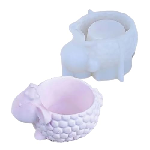 Flexible Blumen Pot Formen Crafting Formen Tierische Form Sukkulente Pflanzgefäße Kerzenhalter Ständer Silikonhalter von Xanorrg