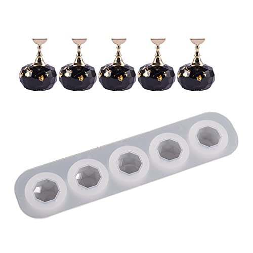 Harznagel Übungsständer Basisform Silikon Rundes Blütenepoxid Für Gusspraxishalter Designs Schimmel von Xanorrg