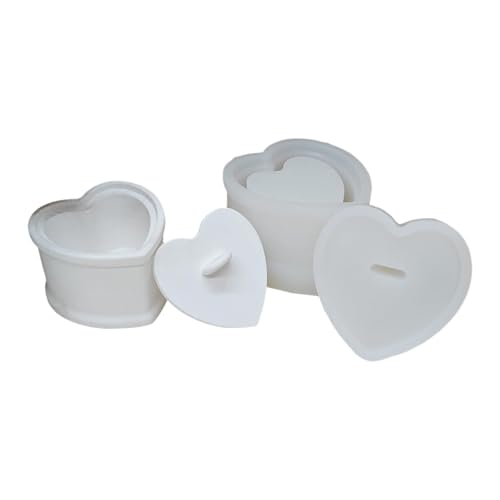 Herzförmige Lagerung Jar Silikonform Epoxidharz Handgefertigt Kerzenhalter Mit Deckelform Schmuck Die Versorgung Silikonpflanzer Für Sukkulenten Machen Herzförmige Lagerung Jar Silikonform Epoxidharz Handgefertigt Kerzenhalter Mit Deckelform Schmuck Die Versorgung Silikonpflanzer Für Sukkulenten Machen von Xanorrg