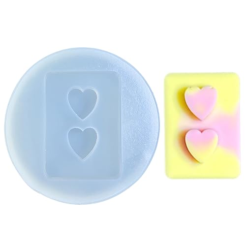 Herzform Shaker Harzfüller Silikon Shaker Füllung Für Schmuck Herstellung Anhänger Schlüsselbund Harzgussschimmel Silikonschmuck Kristall Blumen Quadrat von Xanorrg